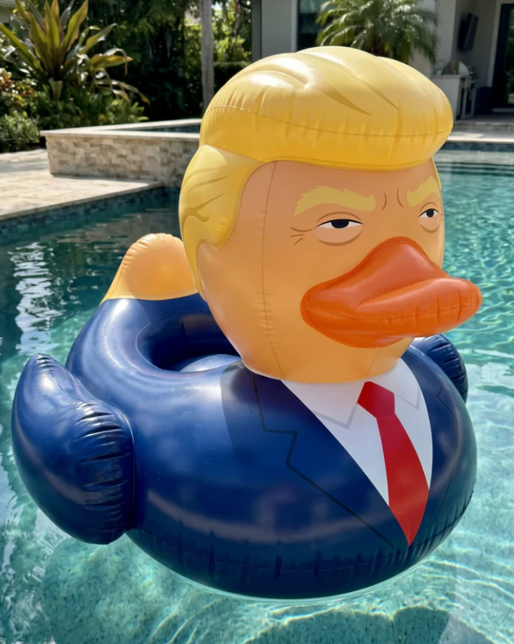 "The Ducking President" Float
