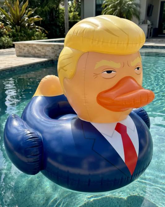 "The Ducking President" Float